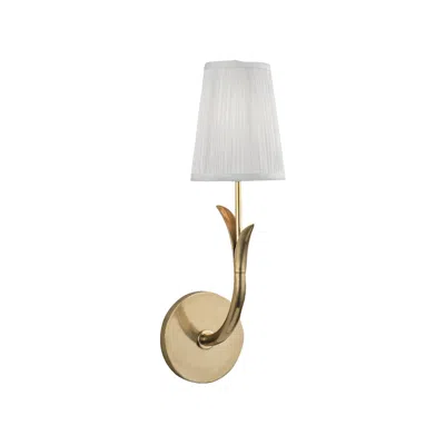 Hudson Valley Deering 15 3/4" High Aged Brass Wall Sconce