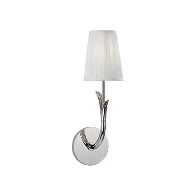 Hudson Valley Deering 15 3/4"h Polished Nickel Wall Sconce