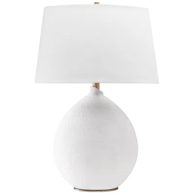 Hudson Valley Denali White Ceramic Table Lamp