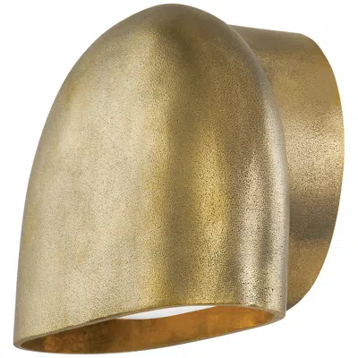 Hudson Valley Diggs 5 1/4" High Aged Brass Led Wall Sconce