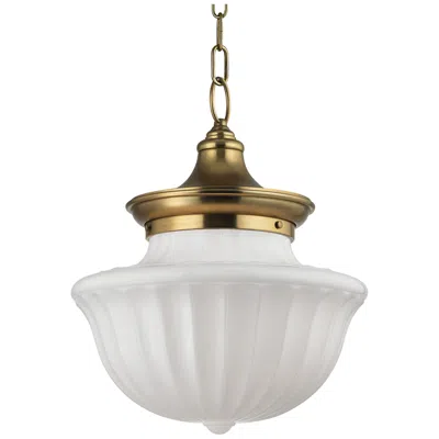 Hudson Valley Dutchess 15" Wide Aged Brass 2 Light Large Pendant
