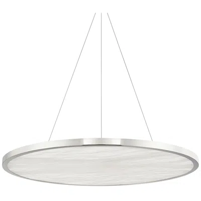 Hudson Valley Eastport 36" Wide Polished Nickel Led Pendant Light