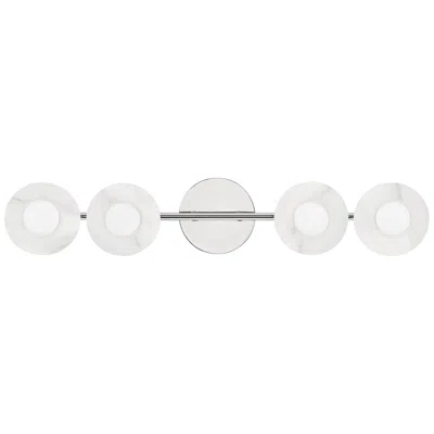 Hudson Valley Elmont 24 3/4" Wide Nickel 4-light Bath Light