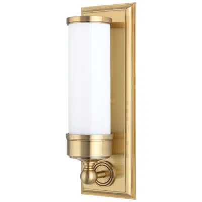 Hudson Valley Everett 4.75in Brass 1 Light Bath Bracket