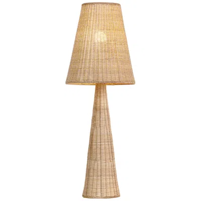 Hudson Valley Fair Haven 36 1/2" High Modern Rattan Table Lamp