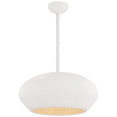Hudson Valley Ferndale Pendant 24 Inch In Gesso White