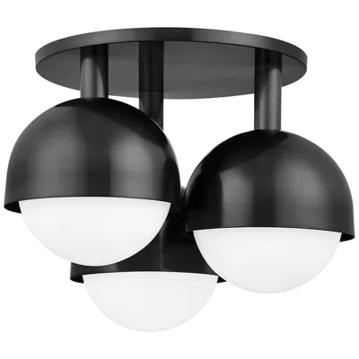 Hudson Valley Foster 18 3/4" Wide Old Bronze 3-light Ceiling Light