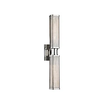 Hudson Valley Gibbs 22 1/4"h Polished Nickel Wall Sconce