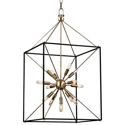 Hudson Valley Glendale 20 1/4" Wide Aged Brass Chandelier