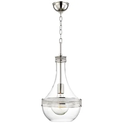Hudson Valley Hagen 10 3/4"w Polished Nickel Mini Pendant