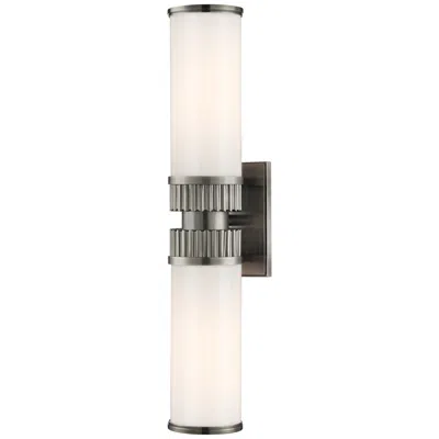 Hudson Valley Harper 2 Light Bath Bracket Ant Nckl
