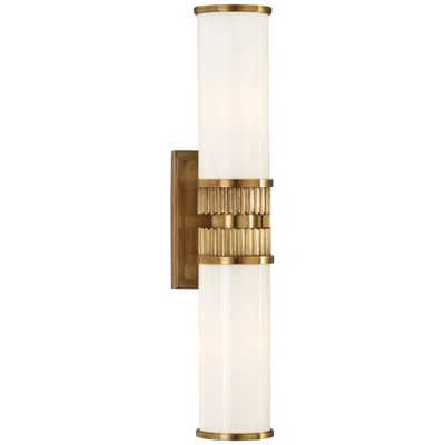Hudson Valley Harper 5.25" Wide Aged Brass 2 Light Bath Bracket
