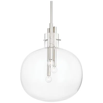 Hudson Valley Hempstead 3 Light Pendant Plsh Nickel