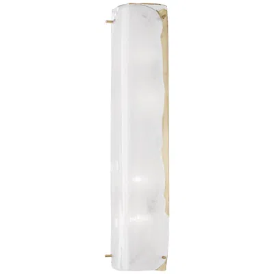 Hudson Valley Hines 26" High Aged Brass Wall Sconce