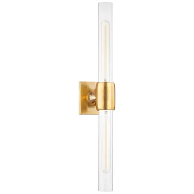 Hudson Valley Hogan 24 1/2"w Aged Brass 2-light Bath Light