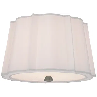 Hudson Valley Humphrey 17" Wide Polished Nickel 2 Light Semi Flush