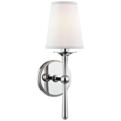 Hudson Valley Islip 14 3/4" High Polished Nickel Wall Sconce