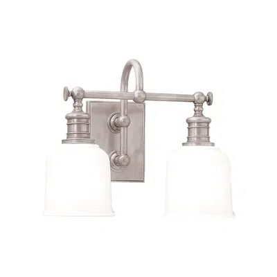 Hudson Valley Keswick 13 1/2"w Satin Nickel Bath Light