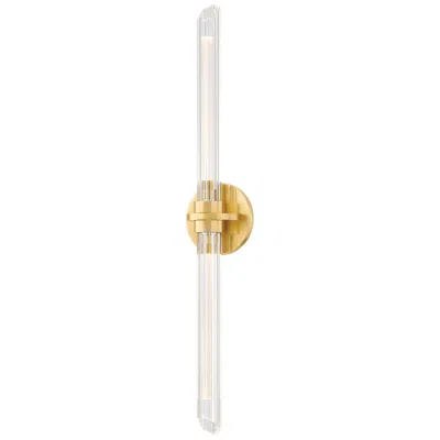 Hudson Valley Knighton Bath And Vanity 4.75 Inch In Aged Brass