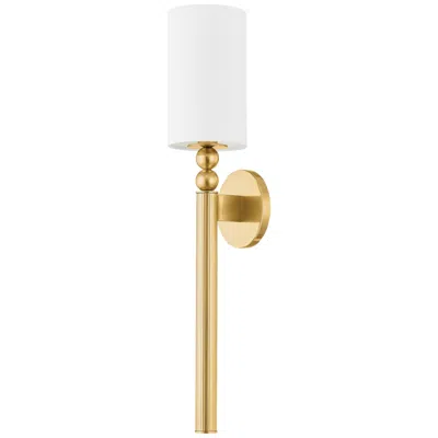 Hudson Valley Lakeport Wall Sconce 4.75 Inch In Aged Brass