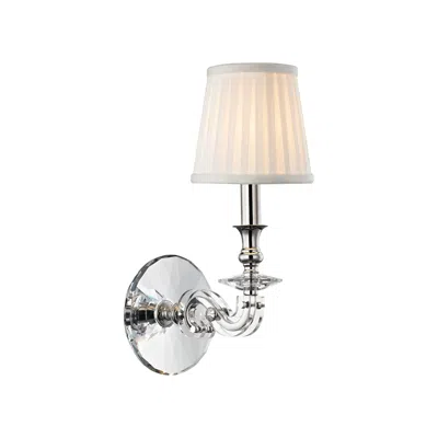 Hudson Valley Lapeer 14" High Polished Nickel 1-light Wall Sconce