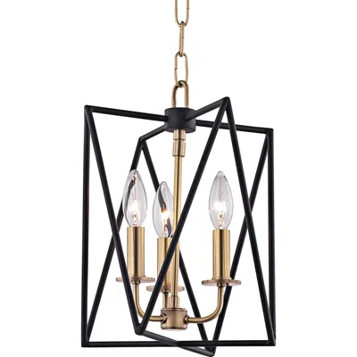 Hudson Valley Laszlo 10 1/4" Wide Aged Brass Mini Pendant