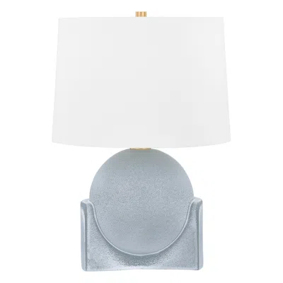Hudson Valley Leeston Table Lamp 16 Inch In Aged Brass