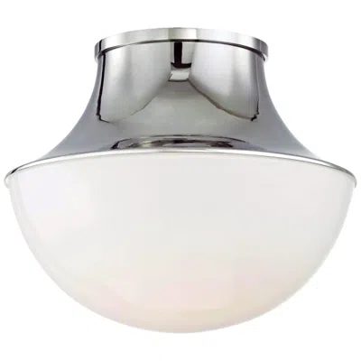 Hudson Valley Lettie 10 3/4" Wide Nickel Led Ceiling Light