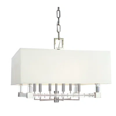 Hudson Valley Lighting Alpine 6 - Light Pendant In Polished Nickel
