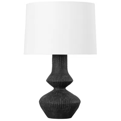 Hudson Valley Lighting Ancram 17.5 In. Vintage Gold Leaf Table Lamp