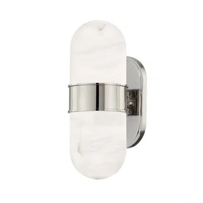 Hudson Valley Lighting Annadale 2-light Candle Wall Light In Polished Nickel