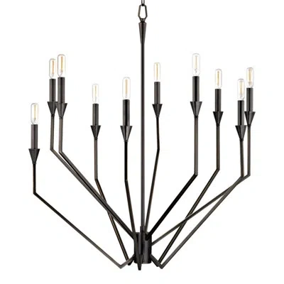 Hudson Valley Lighting Archie 10 - Light Candle Style Classic / Traditional Chandelier In Old Bronze
