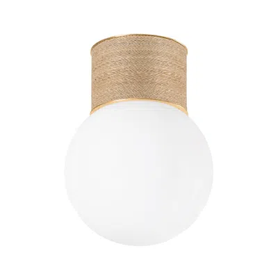 Hudson Valley Lighting Ardsley 10.75 In. Vintage Gold Leaf Flush Mount