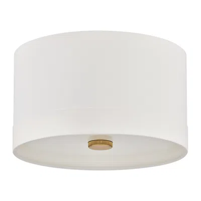 Hudson Valley Lighting Ashland Flush Mount Aged Brass