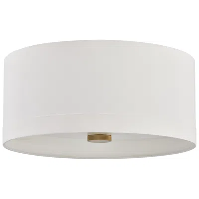 Hudson Valley Lighting Ashland Flush Mount Aged Brass