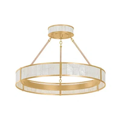 Hudson Valley Lighting Ashland Flush Mount In Gold