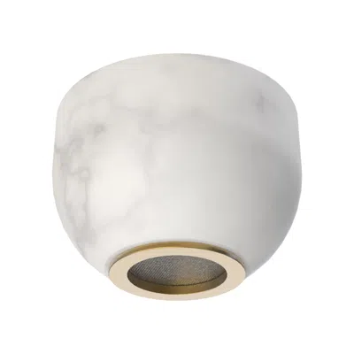 Hudson Valley Lighting Bains Corner Flush Mount Aged Brass