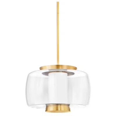 Hudson Valley Lighting Beau 20 In. Aged Brass Pendant