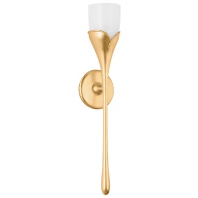 Hudson Valley Lighting Bellerose 4.75 In. Vintage Gold Leaf Wall Sconce