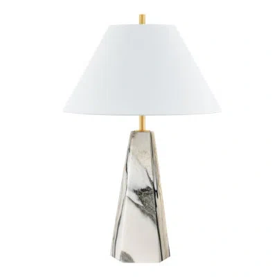Hudson Valley Lighting Benicia 1 Light Table Lamp In White