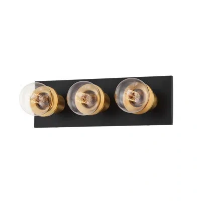 Hudson Valley Lighting Brandi 3-light Dimmable Vanity Light In Aged Brass