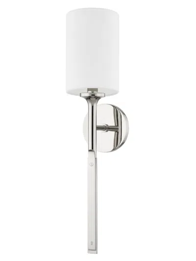 Hudson Valley Lighting Brewster 1-light Wall Sconce In Polished Nickel