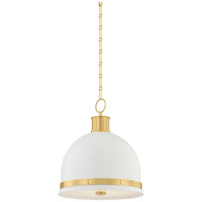 Hudson Valley Lighting Briscoe Pendant Aged Brass