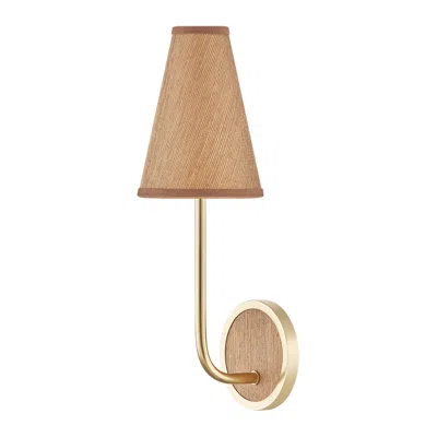 Hudson Valley Lighting Buskirk Wall Sconce Aged Brass