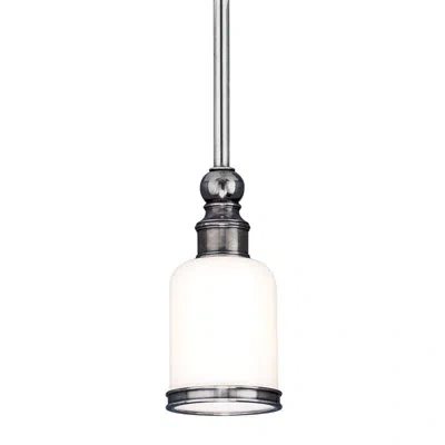 Hudson Valley Lighting Chatham 1 - Light Single Bell Pendant In Polished Nickel