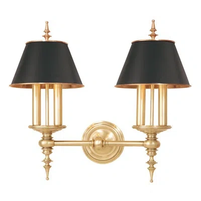 Hudson Valley Lighting Cheshire 2 - Light Candle Wall Light In Aged Brass