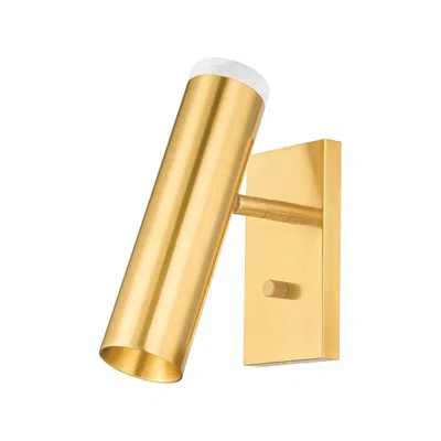 Hudson Valley Lighting Clark 4.25 In. Aged Brass Wall Sconce