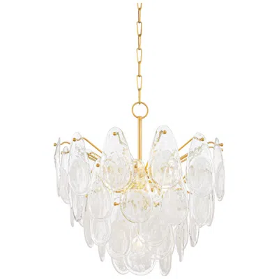 Hudson Valley Lighting Darcia 24 In. Aged Brass Chandelier