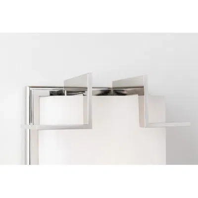 Hudson Valley Lighting Delmar 1 - Light Flush Mount In Polished Nickel