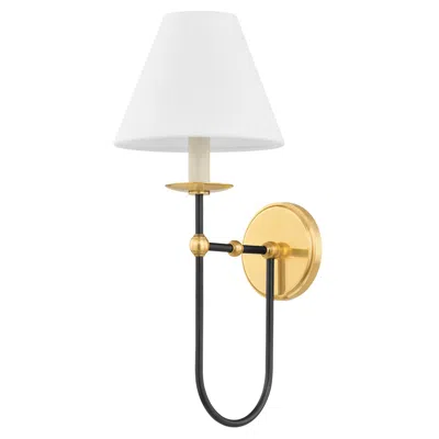 Hudson Valley Lighting Demarest 7.75 In. Aged Brass Wall Sconce
